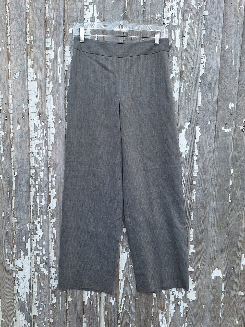 Giorgio Armani Gray Wide-Leg Trousers Size 42 6